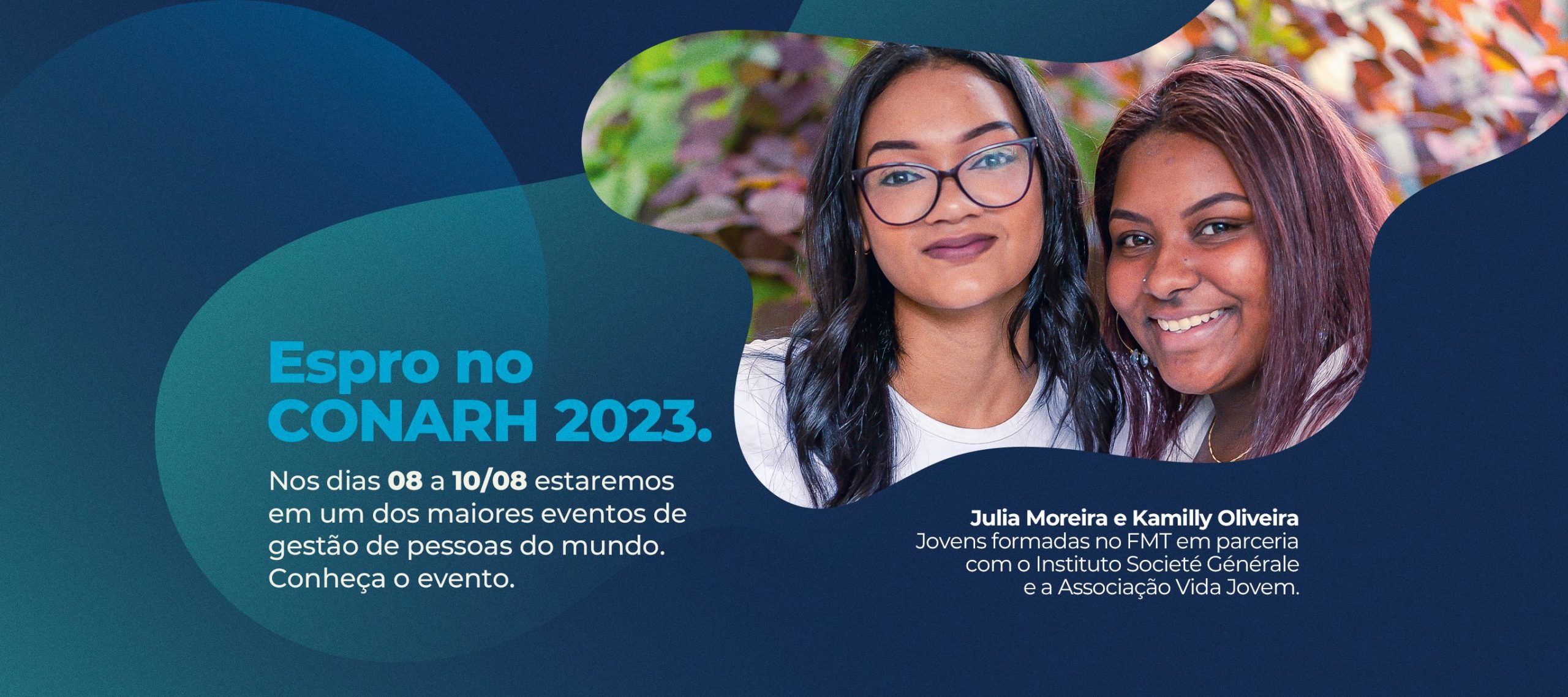 Jovens Espro com destaque para a chamada: Espro no Conarh 2023