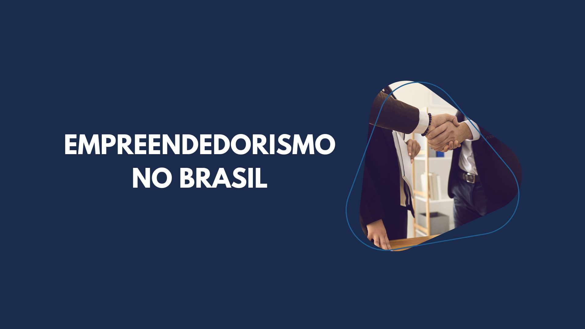 FUNDO AZUL COM IMAGEM DE DUAS PESSOAS DANDO AS MÃOS, EXECUTIVOS DE TERNO E GRAVATA