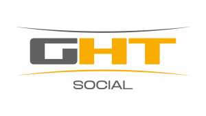 logo cinza e laranja